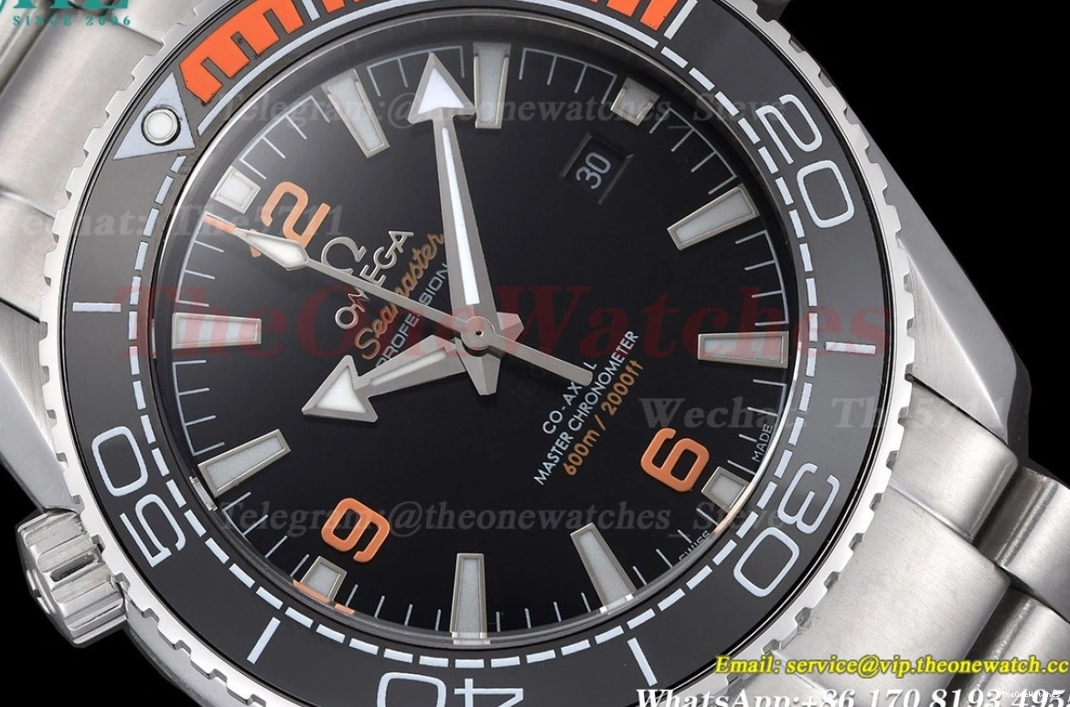 SS SS Dial Seamaster GDF Black MY8215 43mm 600m Oyster 0226